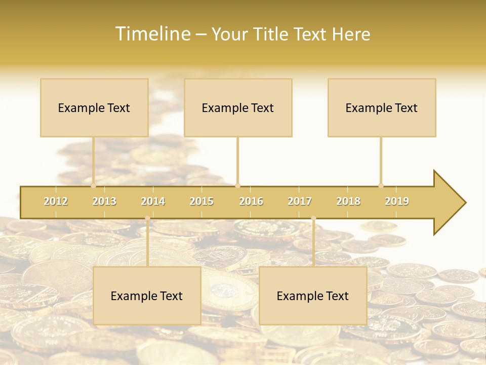 Savings Shy Cent PowerPoint Template