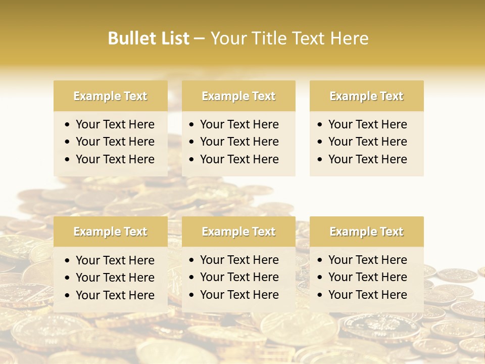 Savings Shy Cent PowerPoint Template