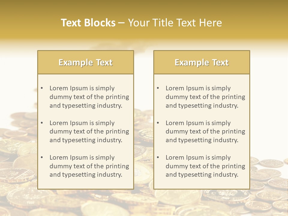 Savings Shy Cent PowerPoint Template