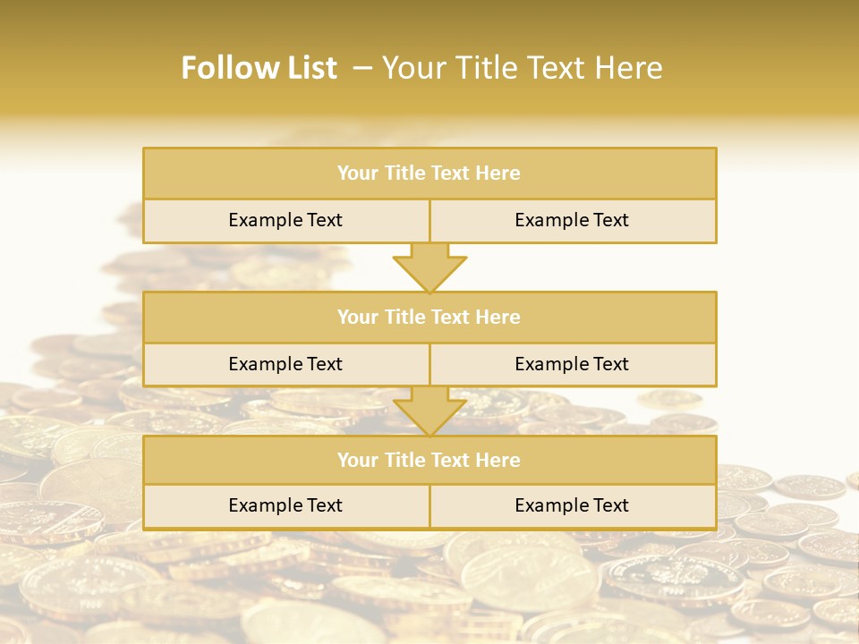 Savings Shy Cent PowerPoint Template