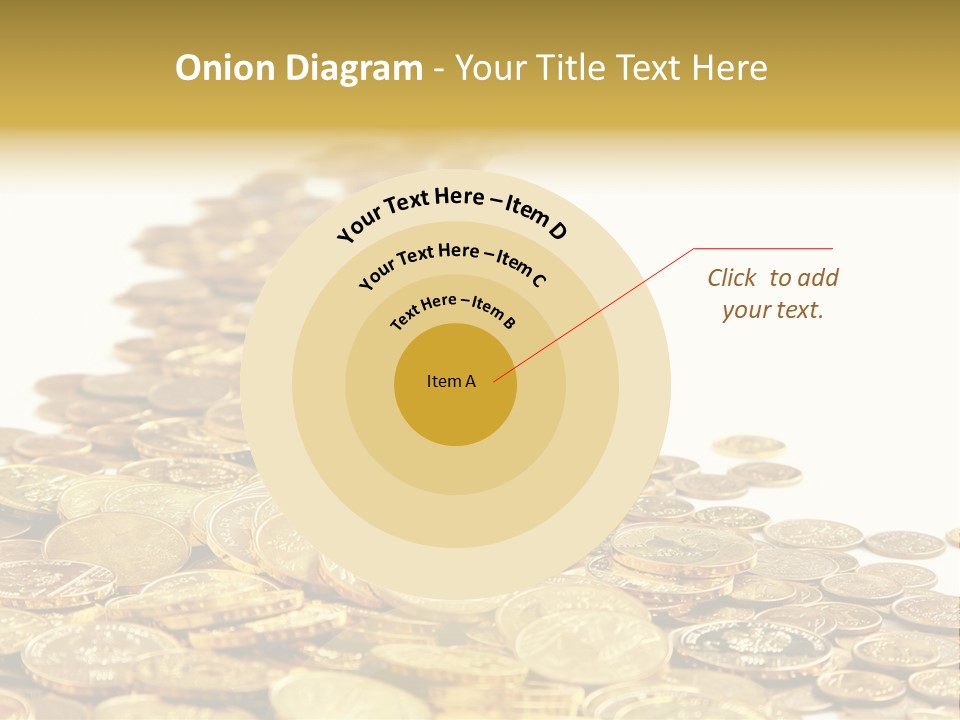 Savings Shy Cent PowerPoint Template