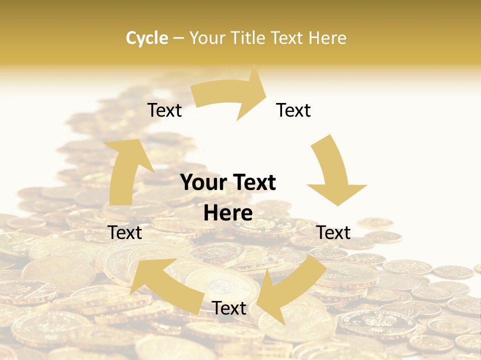 Savings Shy Cent PowerPoint Template