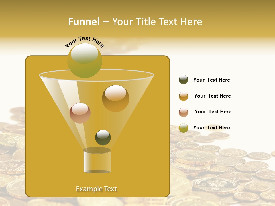 Savings Shy Cent PowerPoint Template