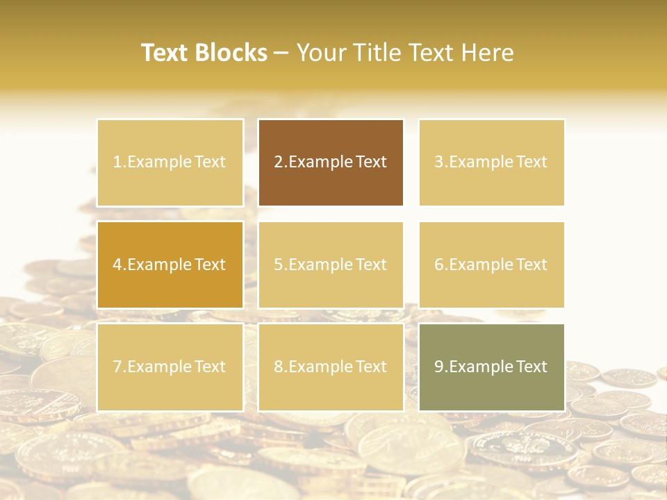 Savings Shy Cent PowerPoint Template