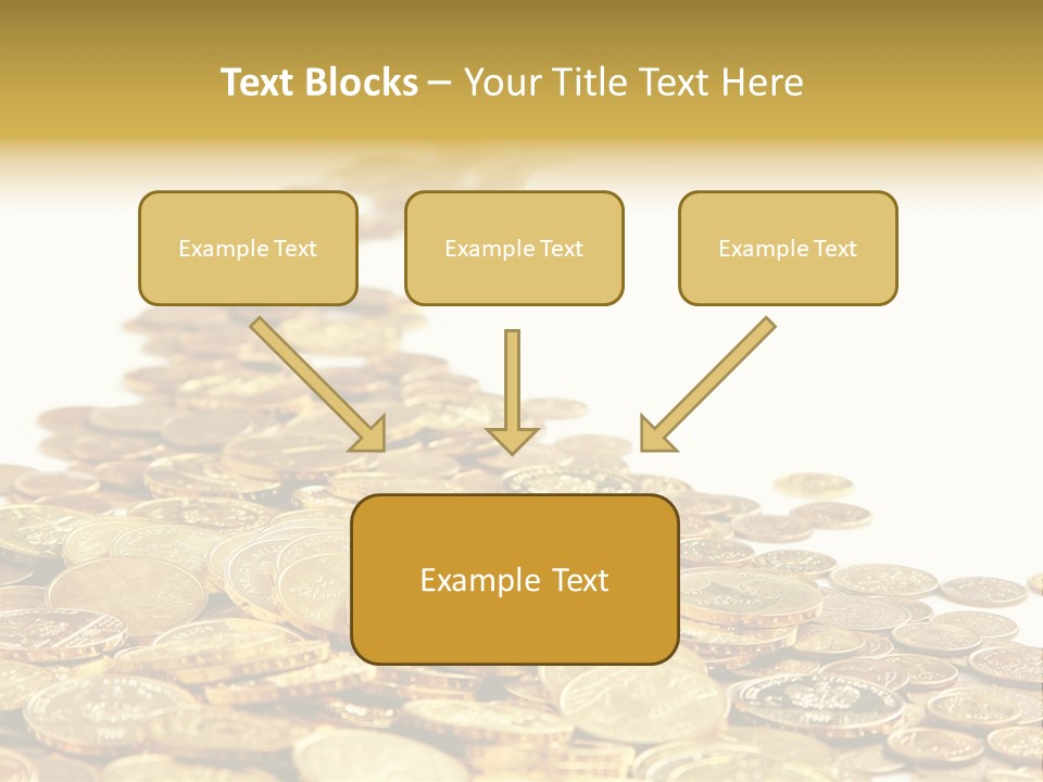 Savings Shy Cent PowerPoint Template