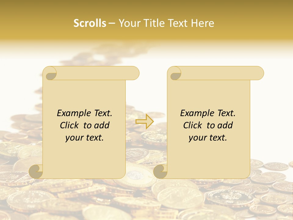 Savings Shy Cent PowerPoint Template