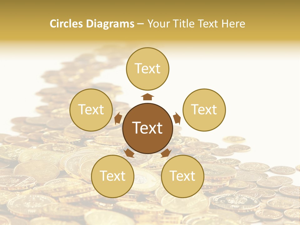 Savings Shy Cent PowerPoint Template