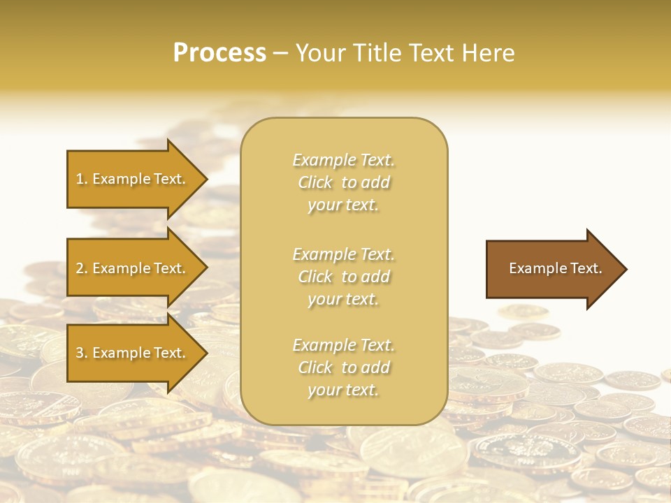 Savings Shy Cent PowerPoint Template