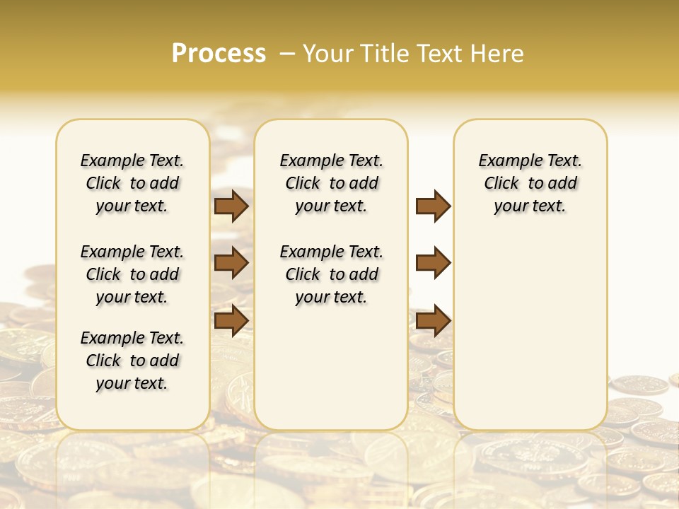 Savings Shy Cent PowerPoint Template
