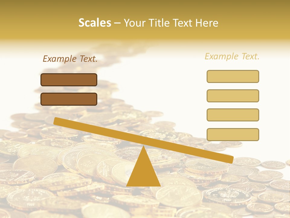 Savings Shy Cent PowerPoint Template