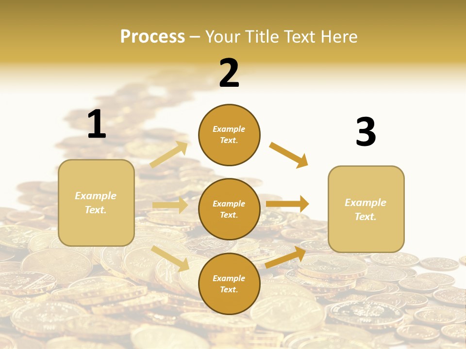 Savings Shy Cent PowerPoint Template