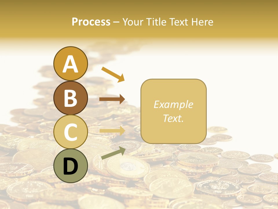 Savings Shy Cent PowerPoint Template