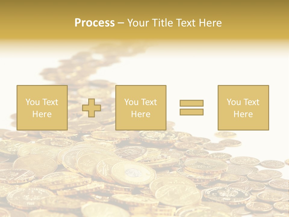 Savings Shy Cent PowerPoint Template