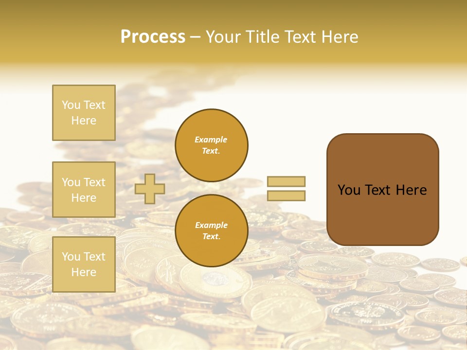 Savings Shy Cent PowerPoint Template