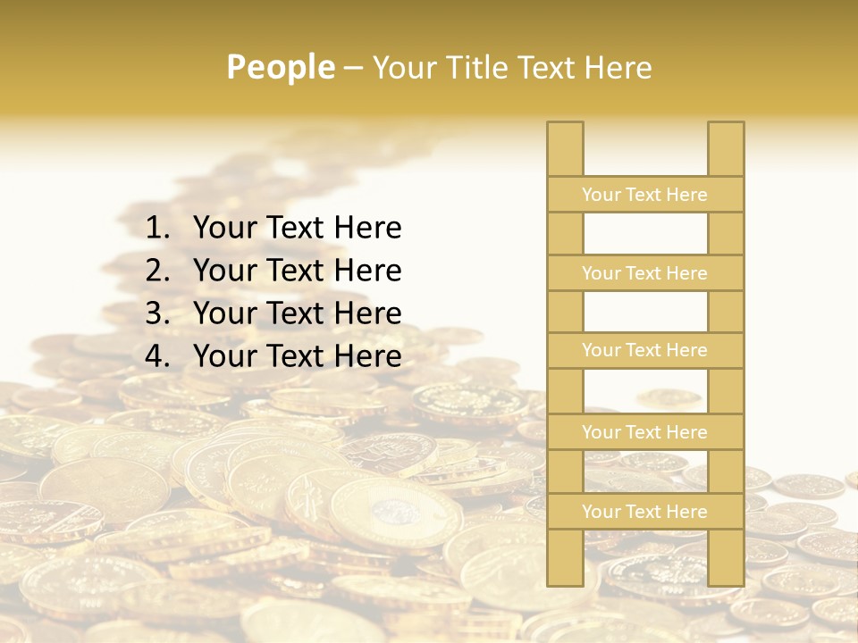 Savings Shy Cent PowerPoint Template