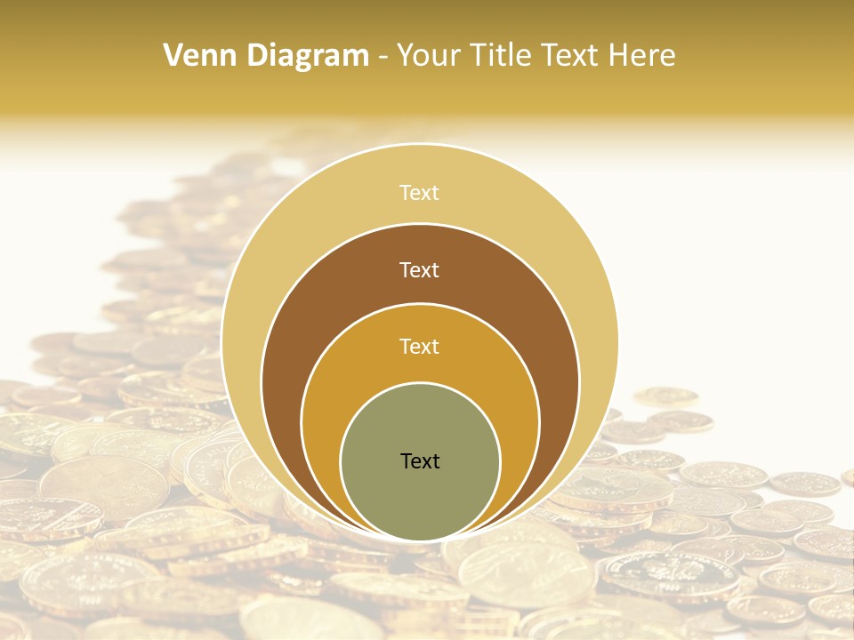 Savings Shy Cent PowerPoint Template
