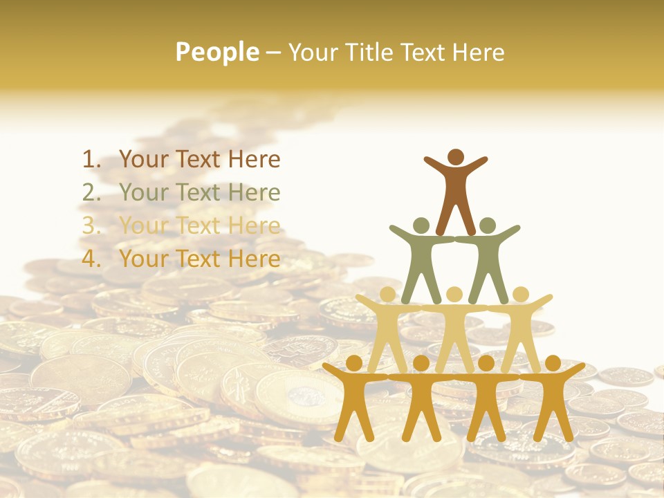 Savings Shy Cent PowerPoint Template