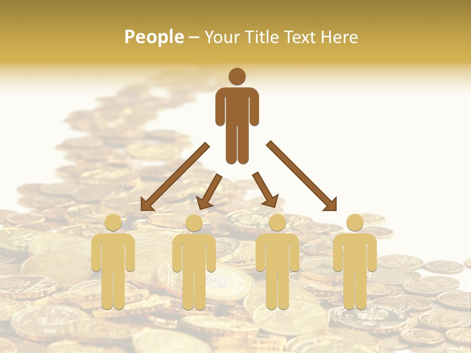 Savings Shy Cent PowerPoint Template