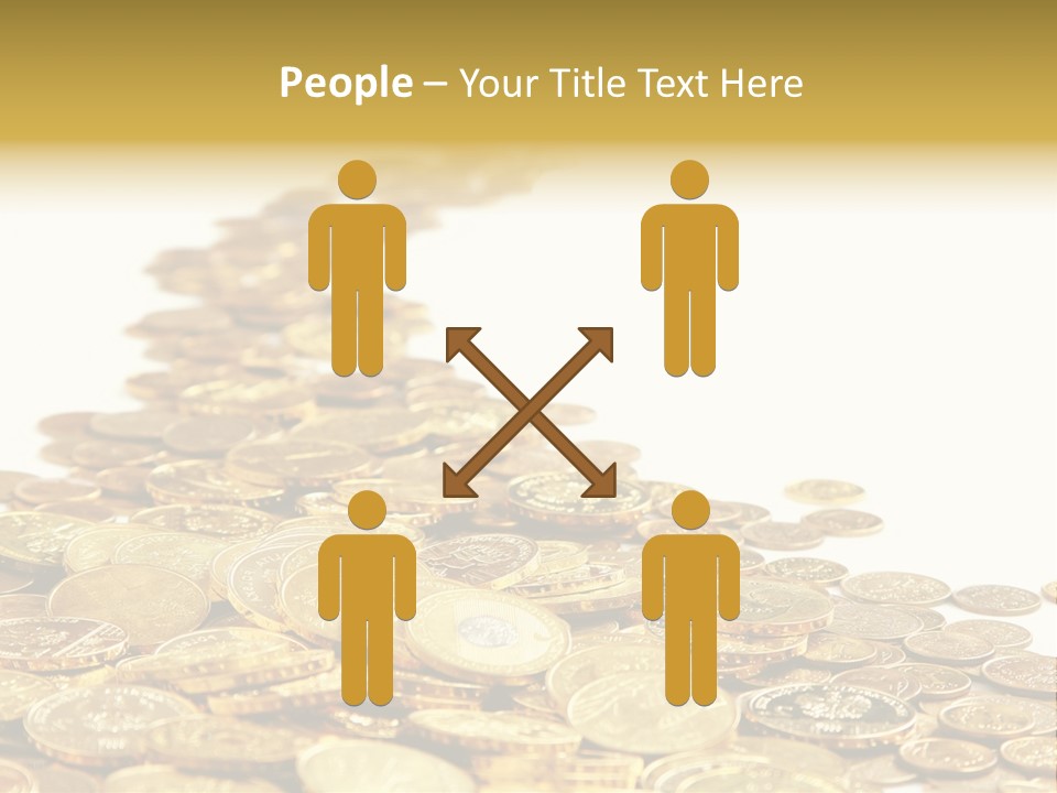 Savings Shy Cent PowerPoint Template