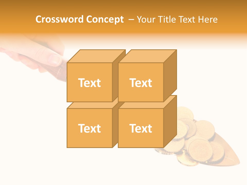 Fingers Income Concept PowerPoint Template