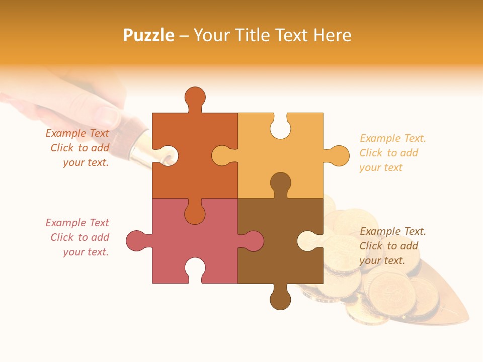 Fingers Income Concept PowerPoint Template