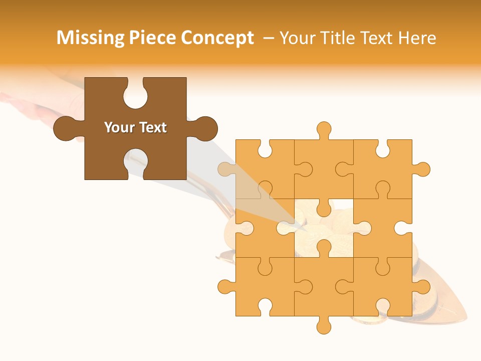 Fingers Income Concept PowerPoint Template