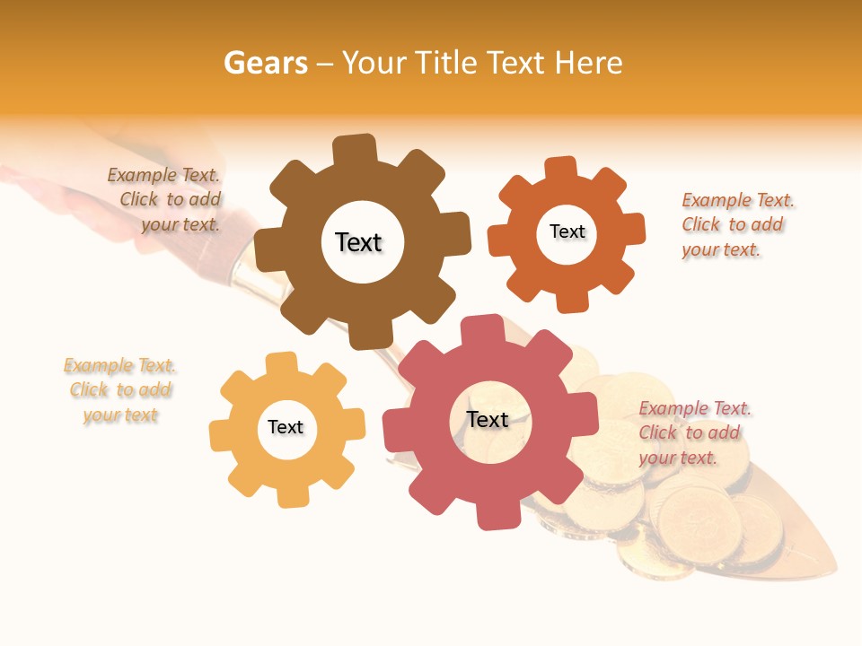 Fingers Income Concept PowerPoint Template
