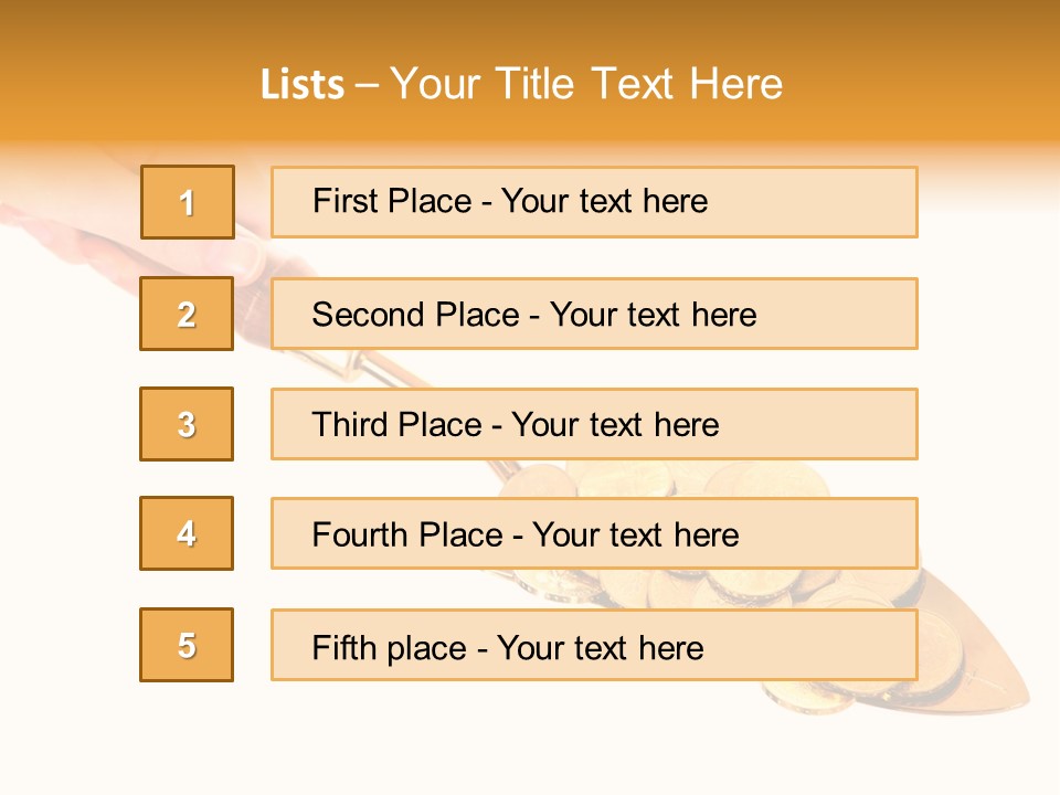 Fingers Income Concept PowerPoint Template