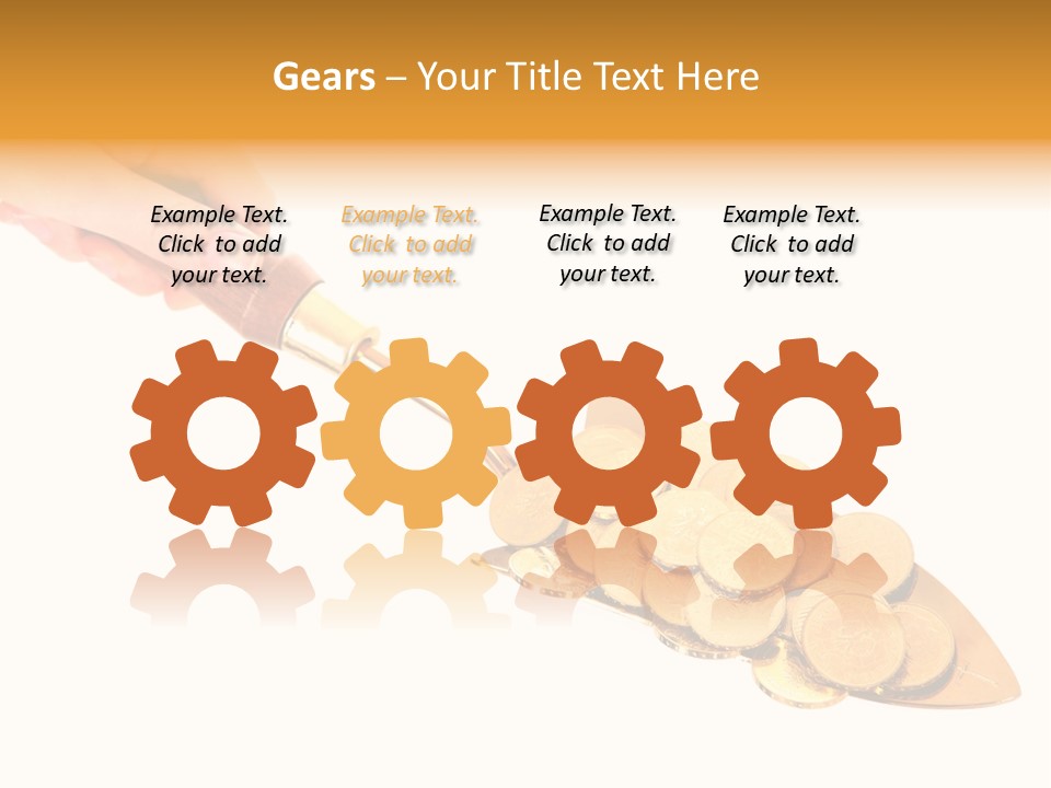 Fingers Income Concept PowerPoint Template