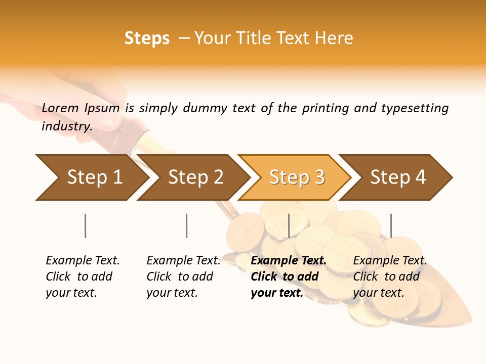 Fingers Income Concept PowerPoint Template