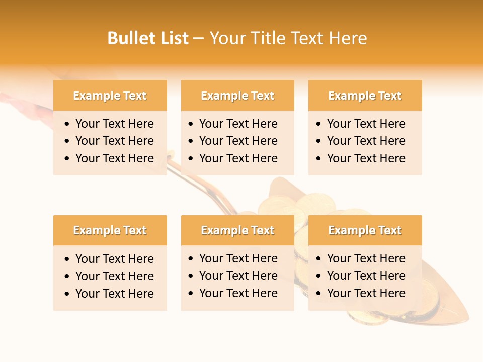 Fingers Income Concept PowerPoint Template