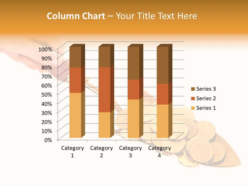 Fingers Income Concept PowerPoint Template
