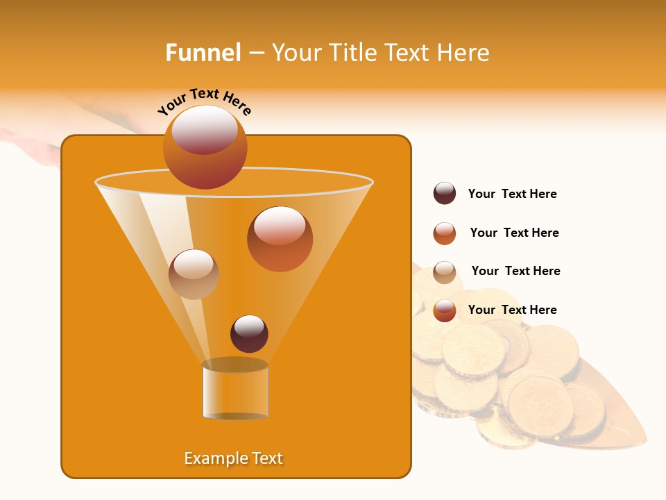 Fingers Income Concept PowerPoint Template