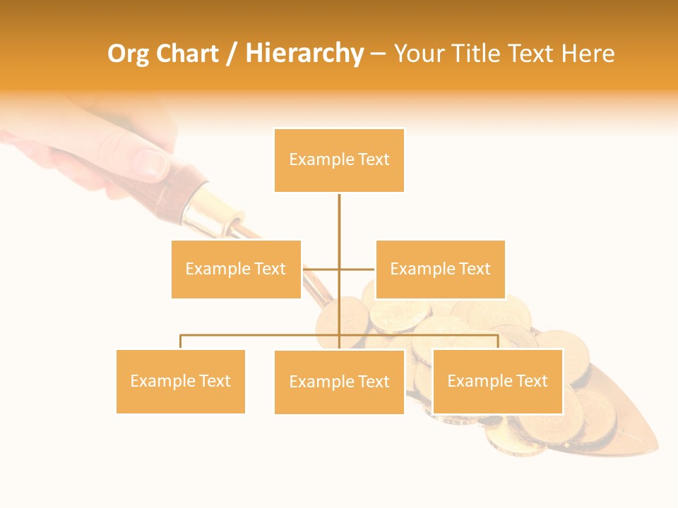 Fingers Income Concept PowerPoint Template