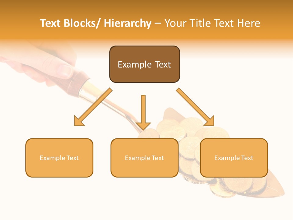Fingers Income Concept PowerPoint Template