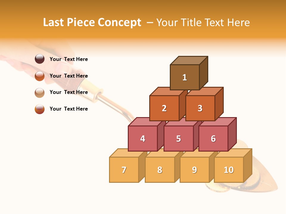 Fingers Income Concept PowerPoint Template