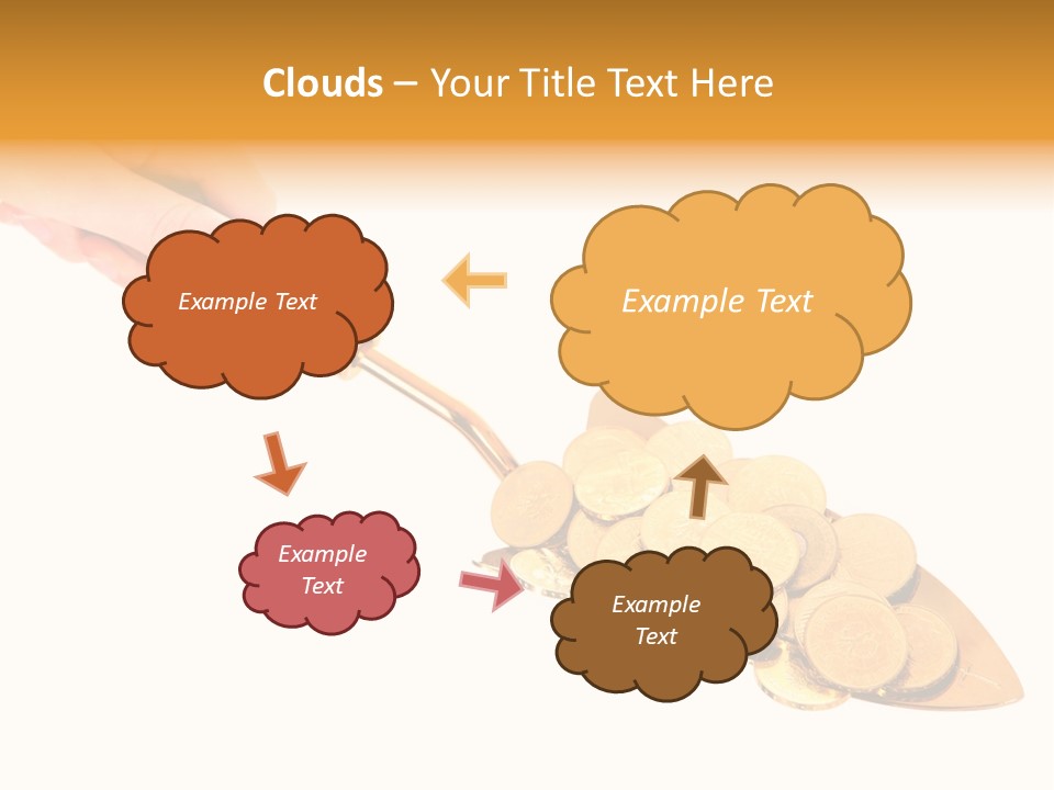 Fingers Income Concept PowerPoint Template