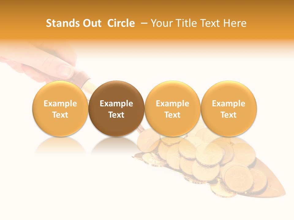 Fingers Income Concept PowerPoint Template