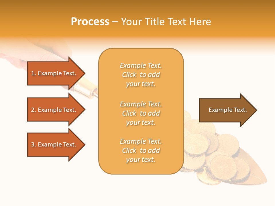 Fingers Income Concept PowerPoint Template