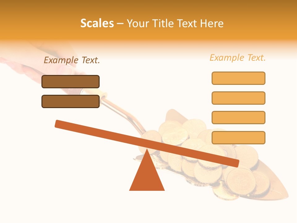 Fingers Income Concept PowerPoint Template