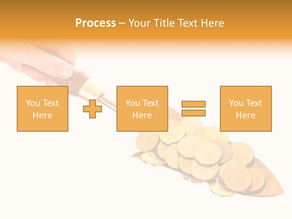 Fingers Income Concept PowerPoint Template