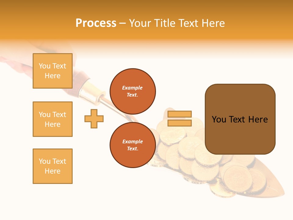 Fingers Income Concept PowerPoint Template