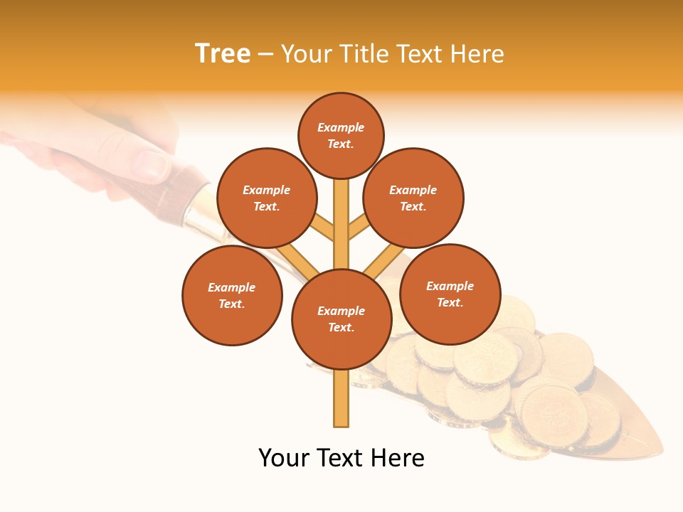 Fingers Income Concept PowerPoint Template