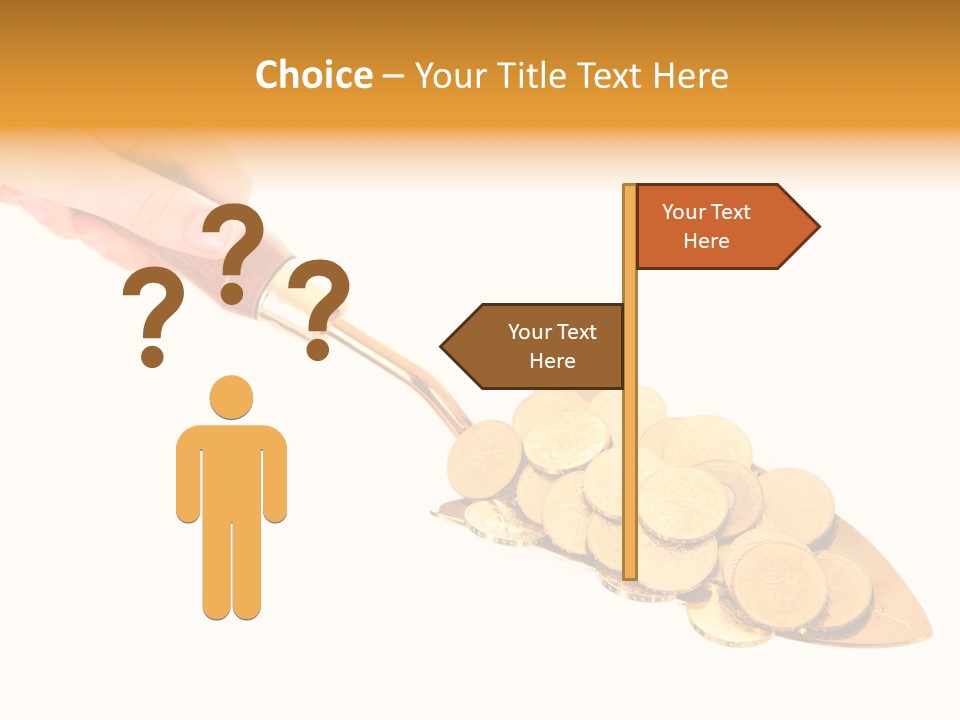 Fingers Income Concept PowerPoint Template