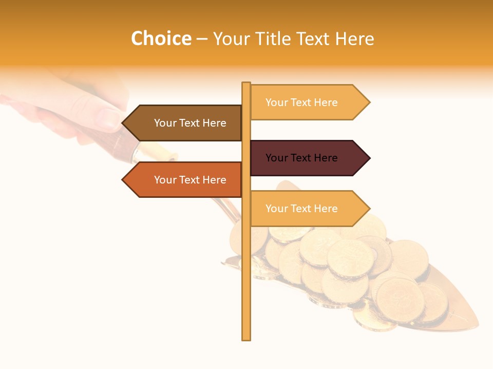 Fingers Income Concept PowerPoint Template