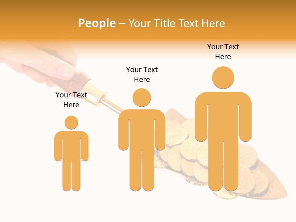 Fingers Income Concept PowerPoint Template
