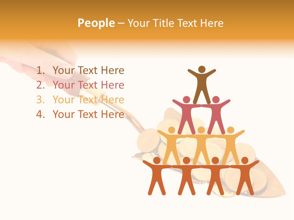 Fingers Income Concept PowerPoint Template