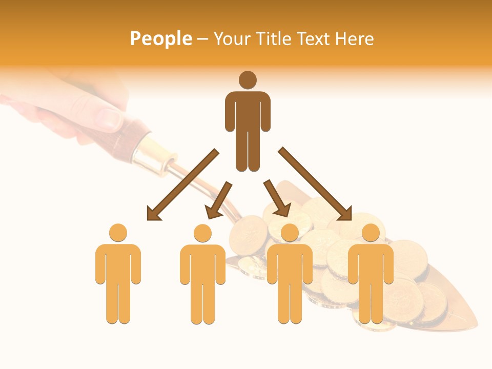 Fingers Income Concept PowerPoint Template