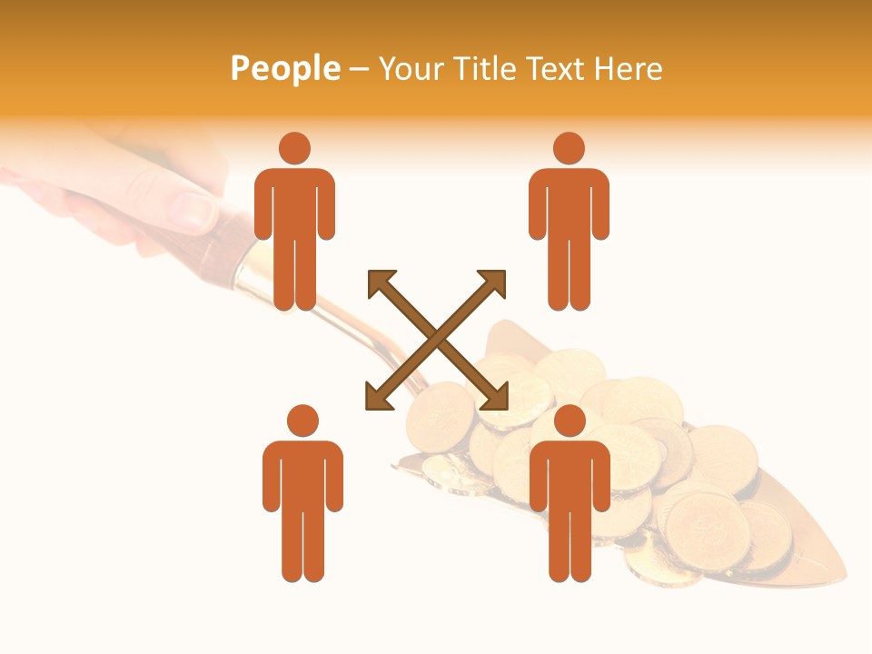 Fingers Income Concept PowerPoint Template