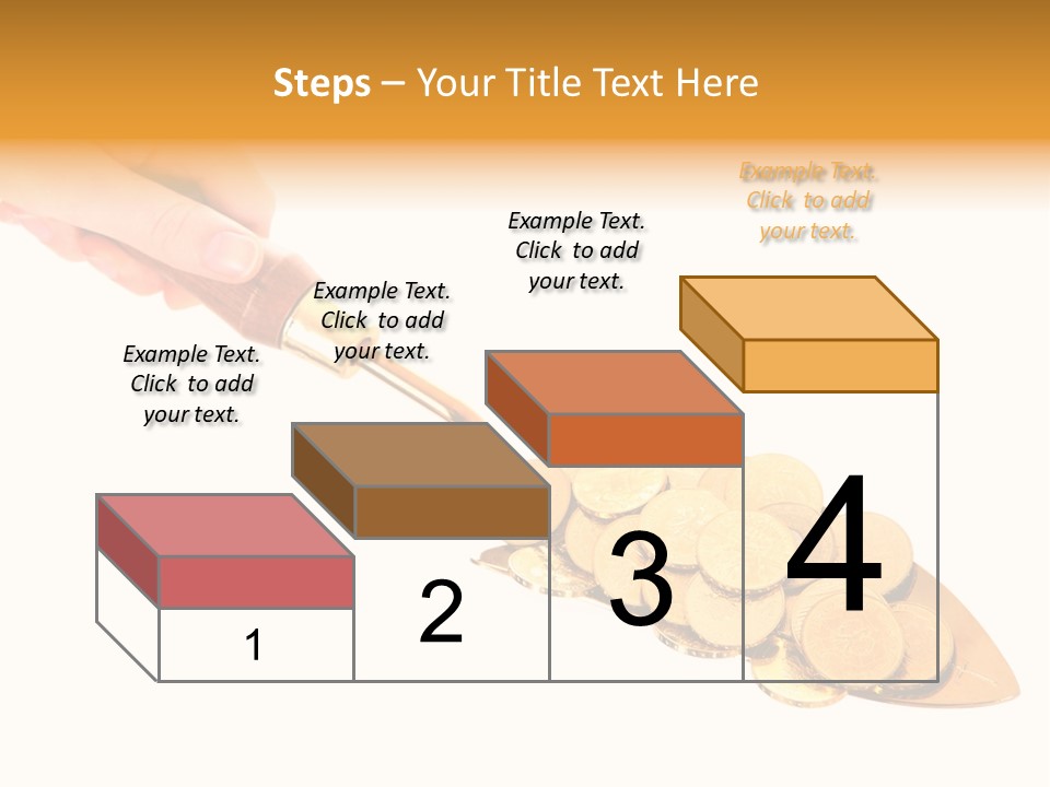 Fingers Income Concept PowerPoint Template
